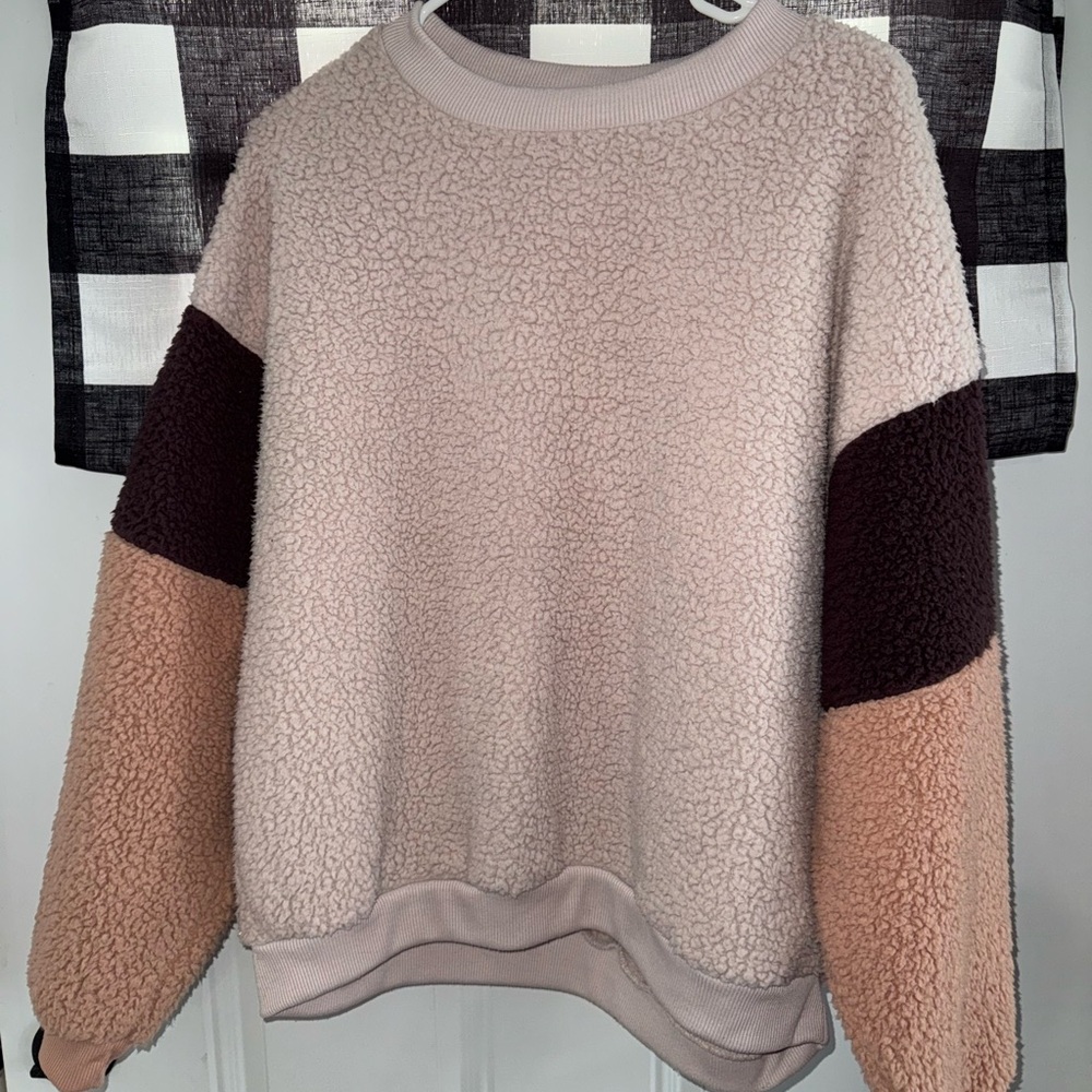 Cozy Cream and Brown Women's Sweater